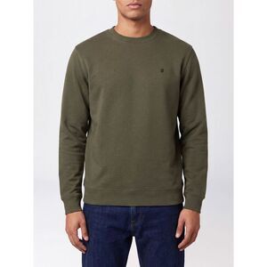 Dondup Men Dondup Cotton Crewneck Jumper With Contrast Logo